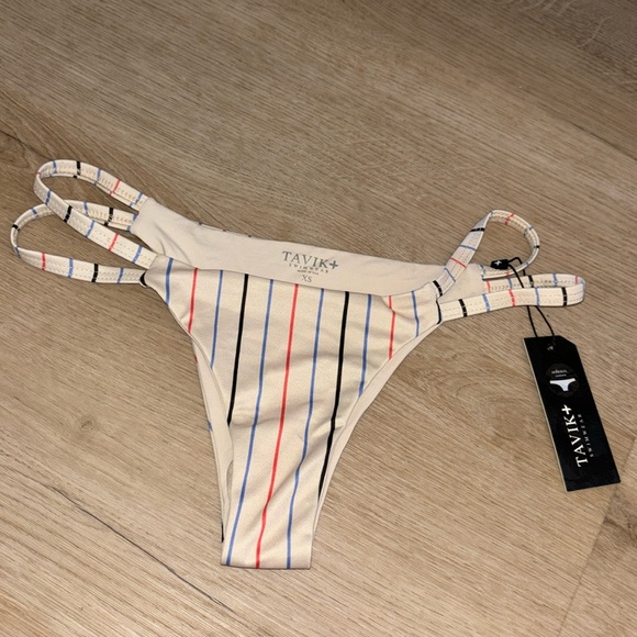 ☀️tavik vine  swim bottom horizon stripe tapioca - Picture 2 of 5